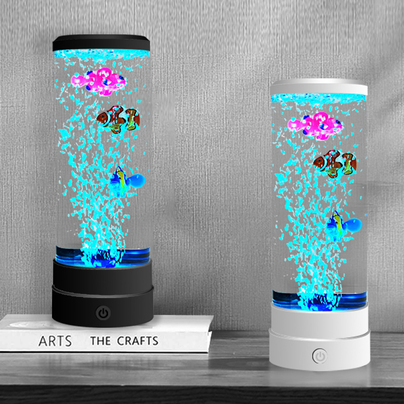 Home Christmas Decor - Simulated LED Multi-color Bubble Fish Atmosphere