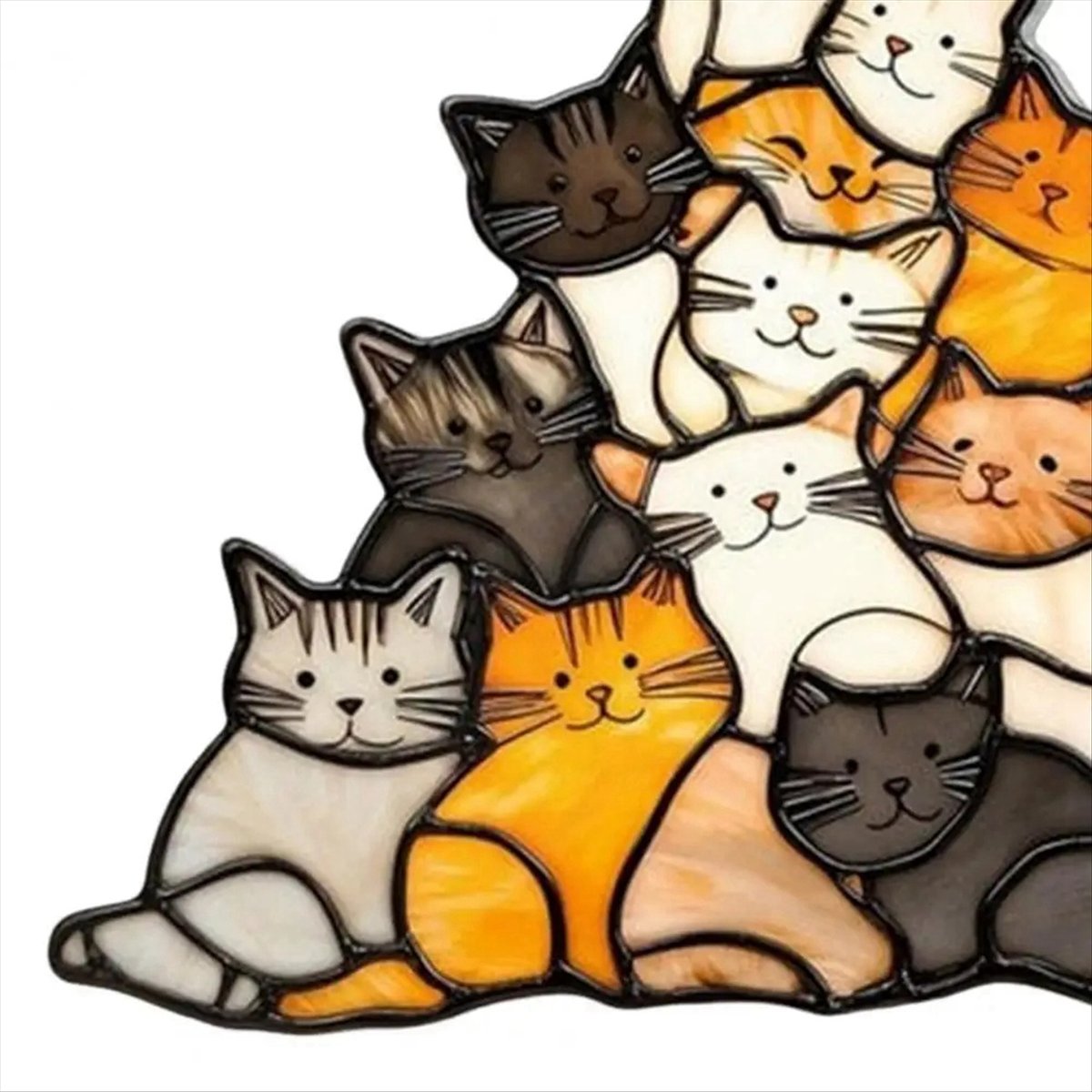 Home Christmas Decor - [N84R] Cat Sun Catcher Acrylic Stacking