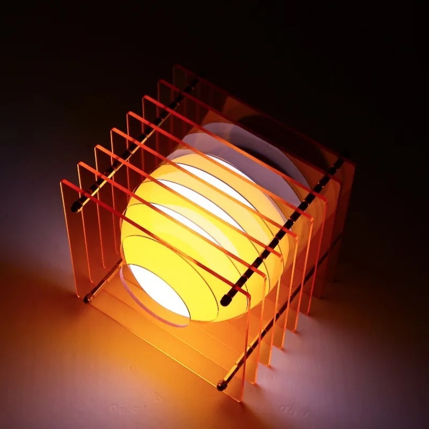 Home Decor Lamp - DIY Moon Lamp Acrylic Thousand Layer