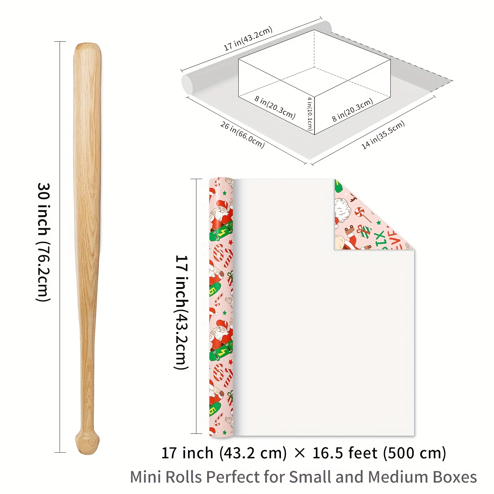 1 Roll of Fun Pink Christmas W - Home Decor Exchange review and price