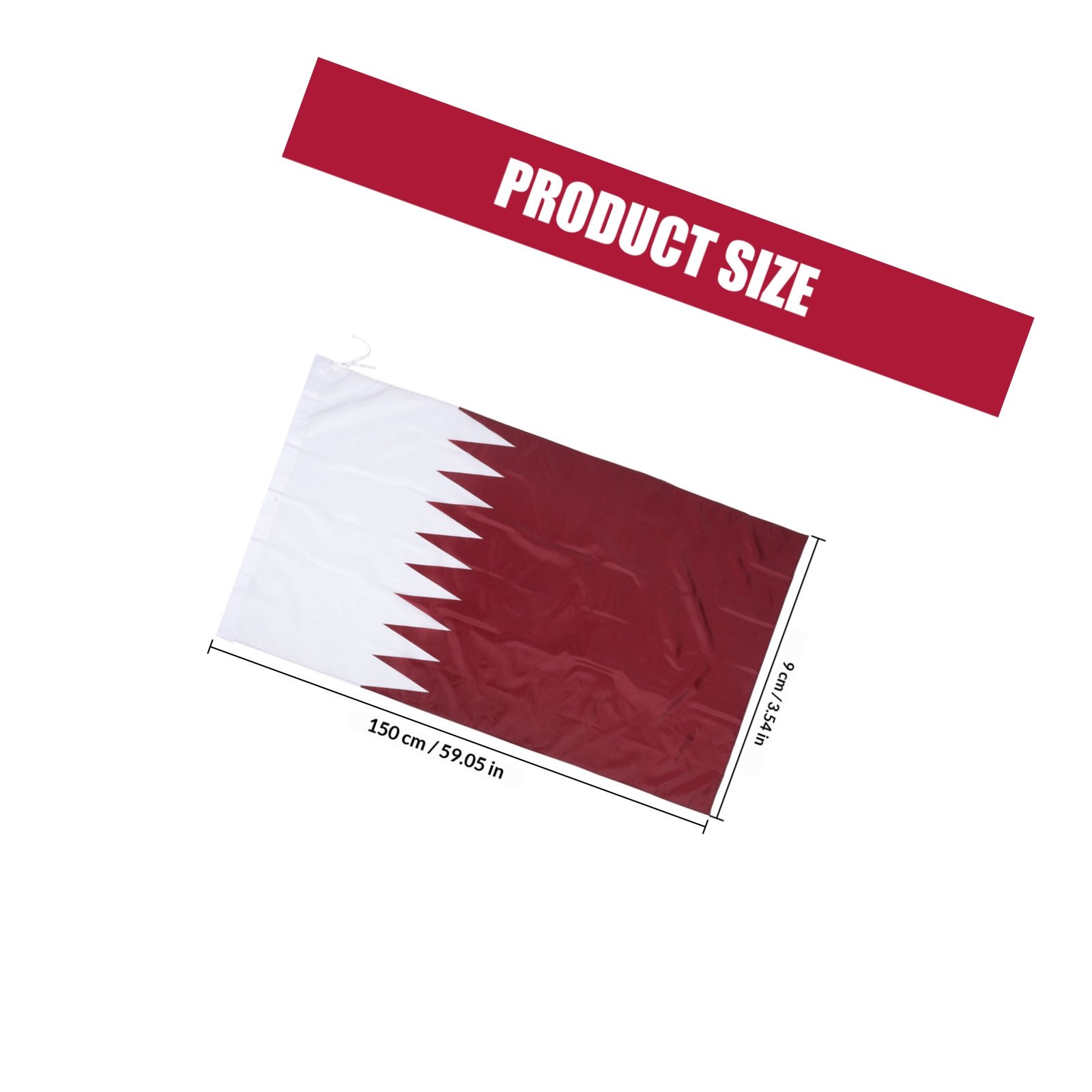 Qatar Hanging Nation Flag Poly - Home Decor Qatar review and price