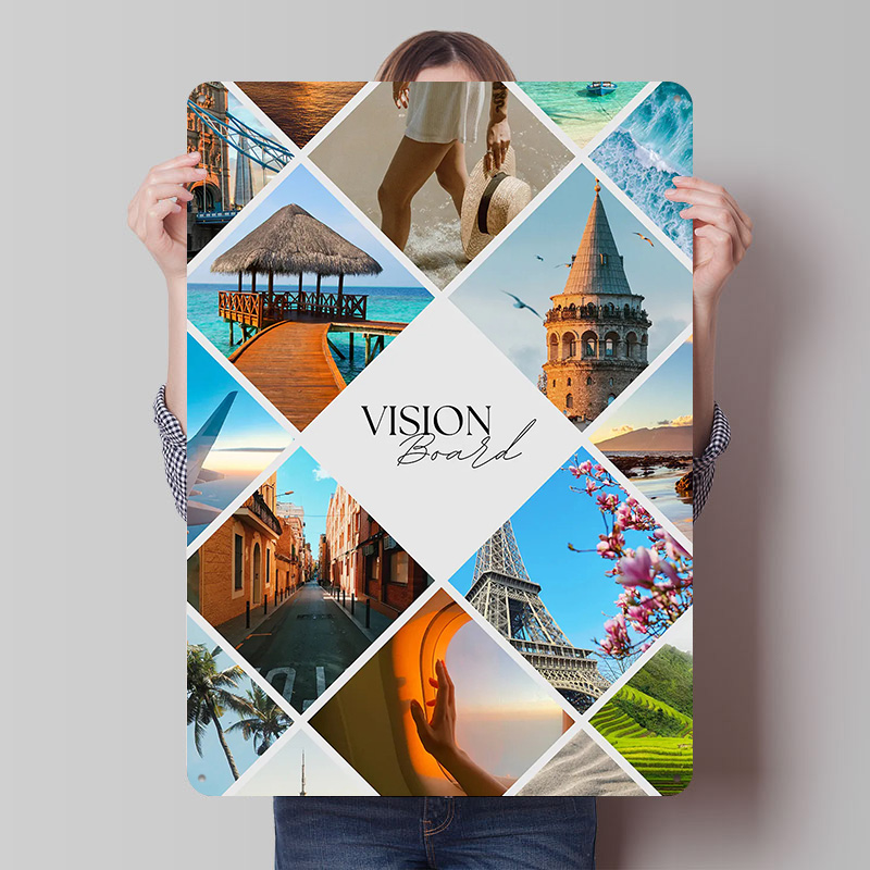 Travel Vision Board Collage Pr - Home Decor Vision Board review and price