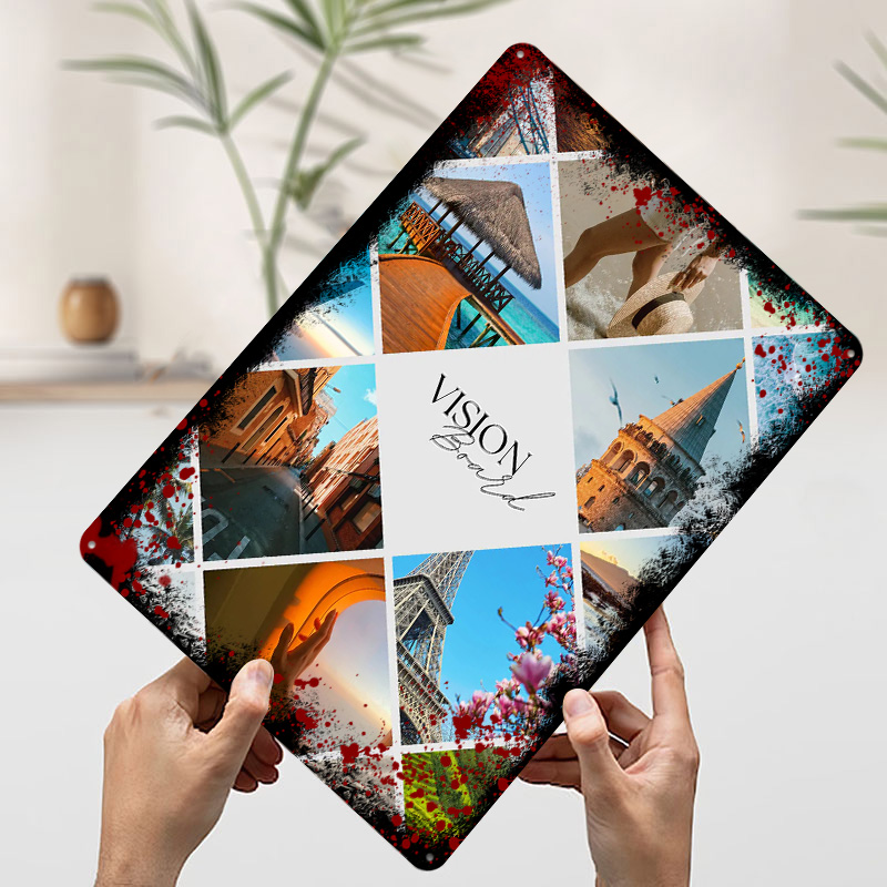 Travel Vision Board Collage Pr - Home Decor Vision Board review and price
