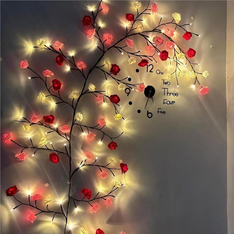 USB DIY Maple Rose Willow Vine - Home Decor Lamp review and price