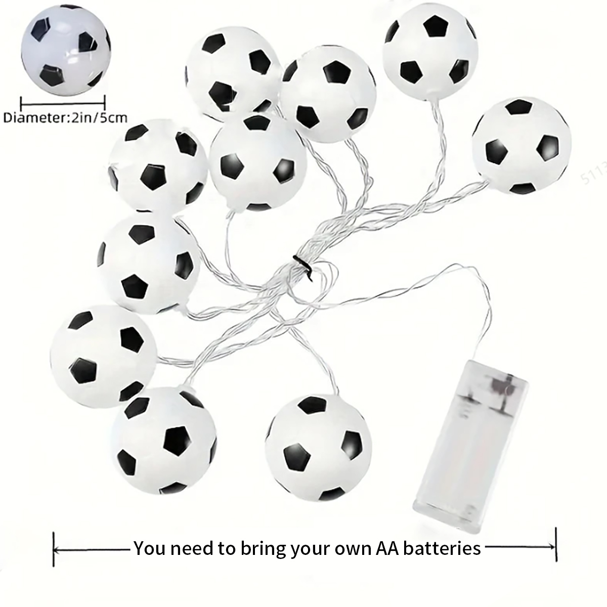 1Pcs Vibrant Football Led Stri - Home Decor Exchange review and price