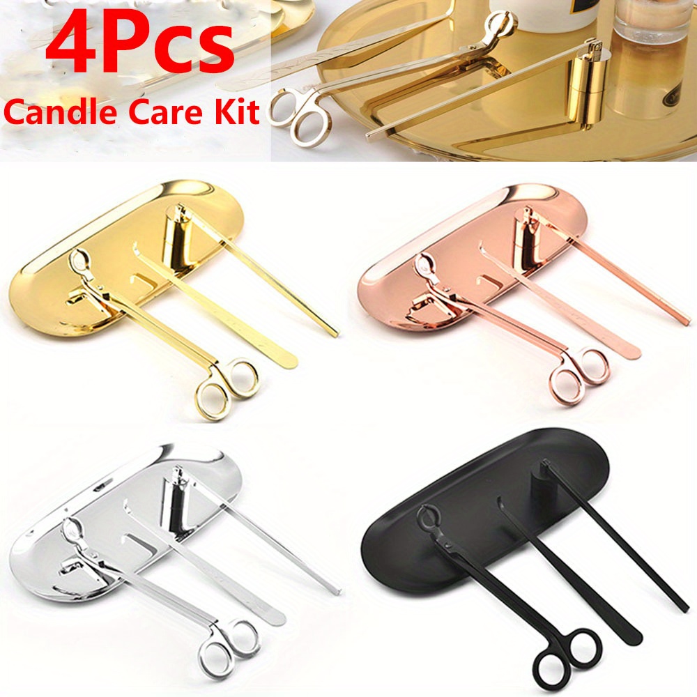 4pcs/set Luxury Candle Care Ki - Home Decor Luxury review and price
