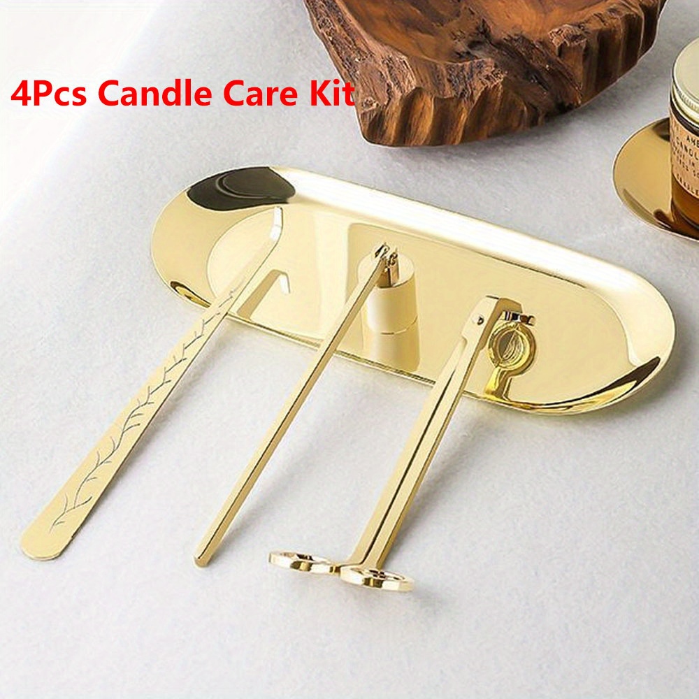 4pcs/set Luxury Candle Care Ki - Home Decor Luxury review and price