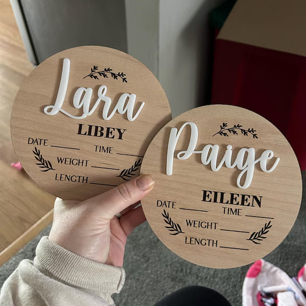 1Pc Custom Baby Announcement S - Home Christmas Decor review and price