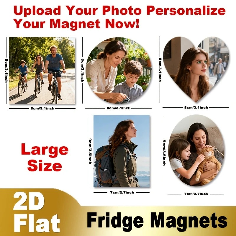 Custom Photo Fridge Magnet 2D  - Home Christmas Decor review and price