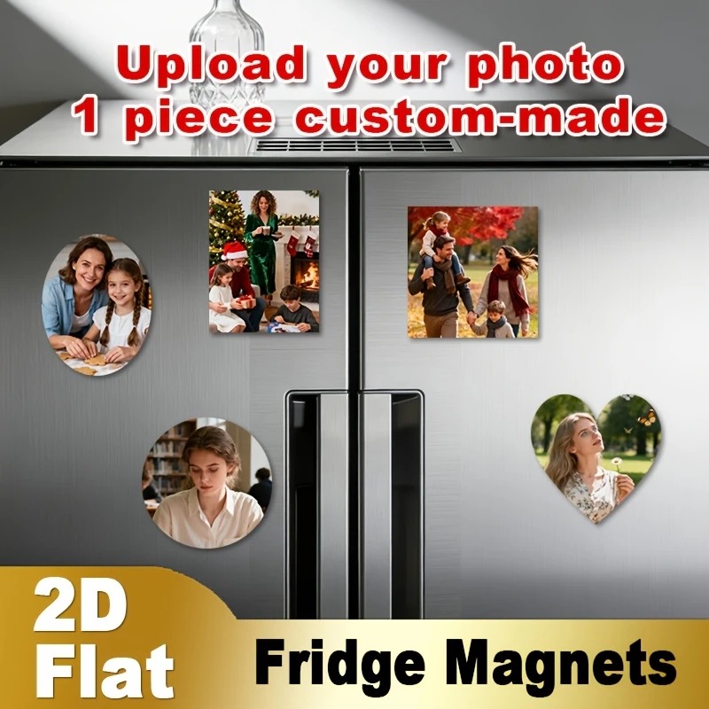 Custom Photo Fridge Magnet 2D  - Home Christmas Decor review and price