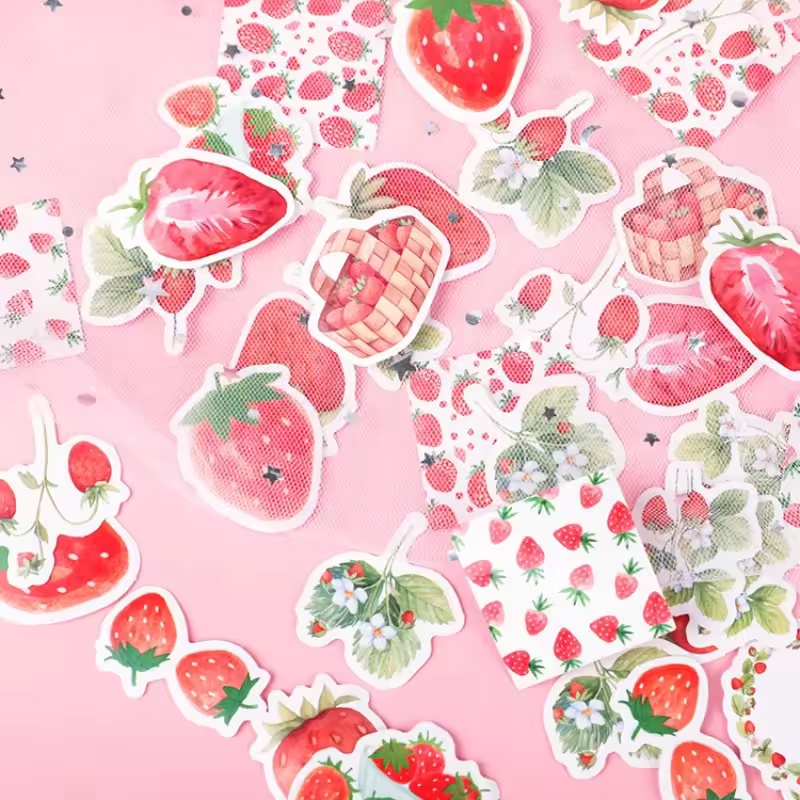 45Pcs Fruit Strawberry Box Sti - Home Decor Magazine review and price