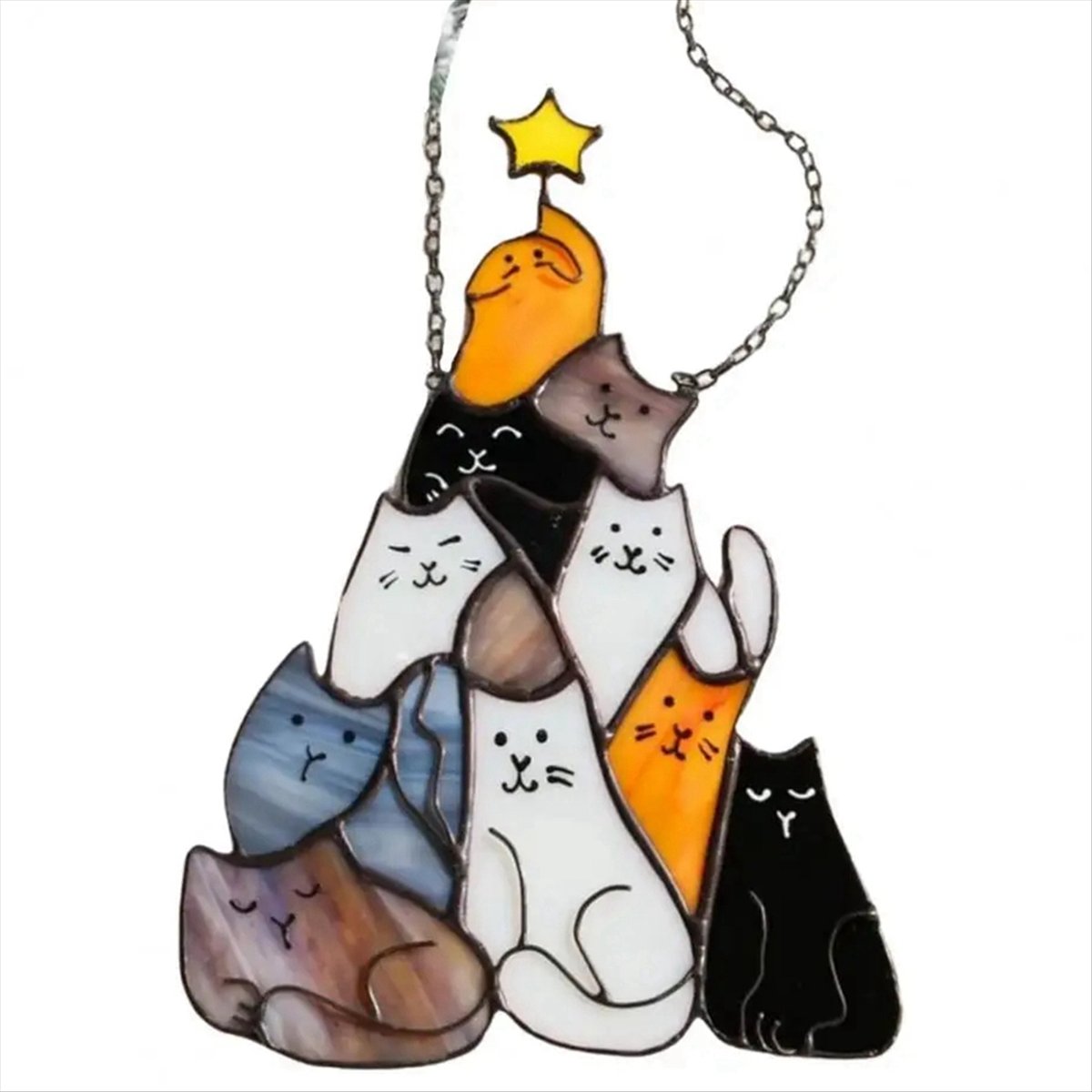 [N84R] Cat Sun Catcher Acrylic - Home Christmas Decor review and price