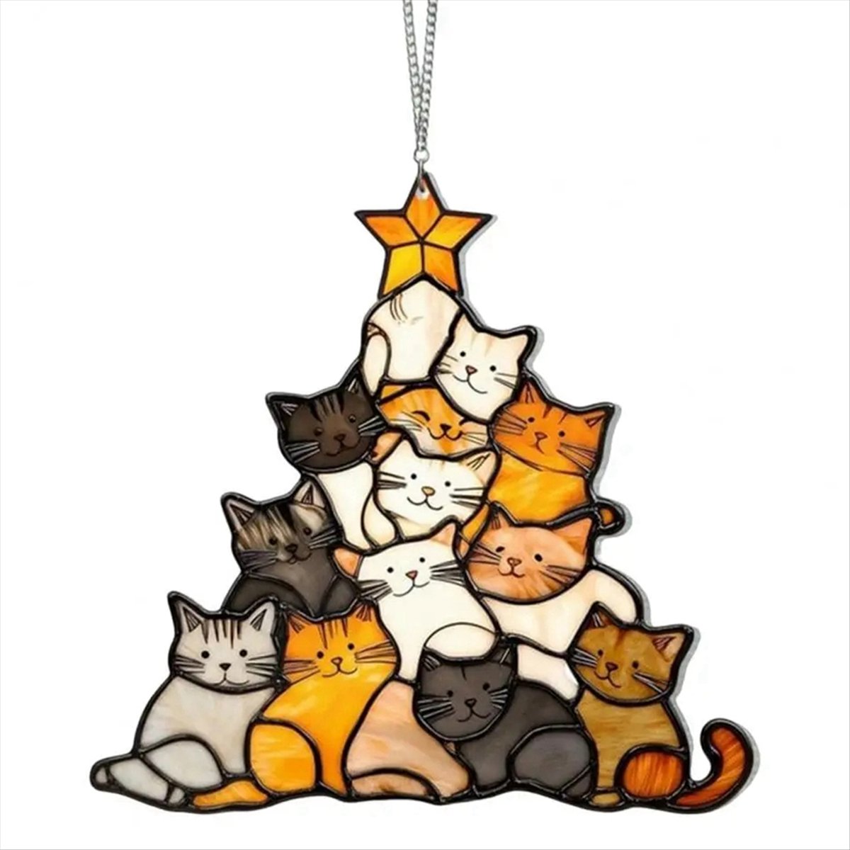 [N84R] Cat Sun Catcher Acrylic - Home Christmas Decor review and price