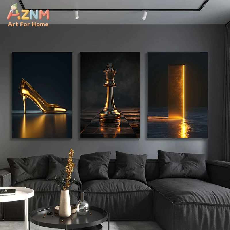 AZNM Luxury Gold Themed Framel - Home Decor Luxury review and price
