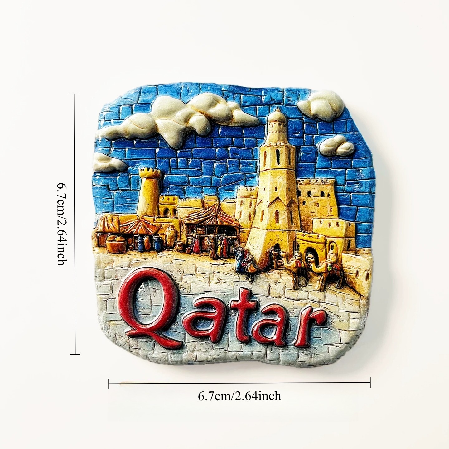 Qatar 3D Fridge Magnets Orname - Home Decor Qatar review and price