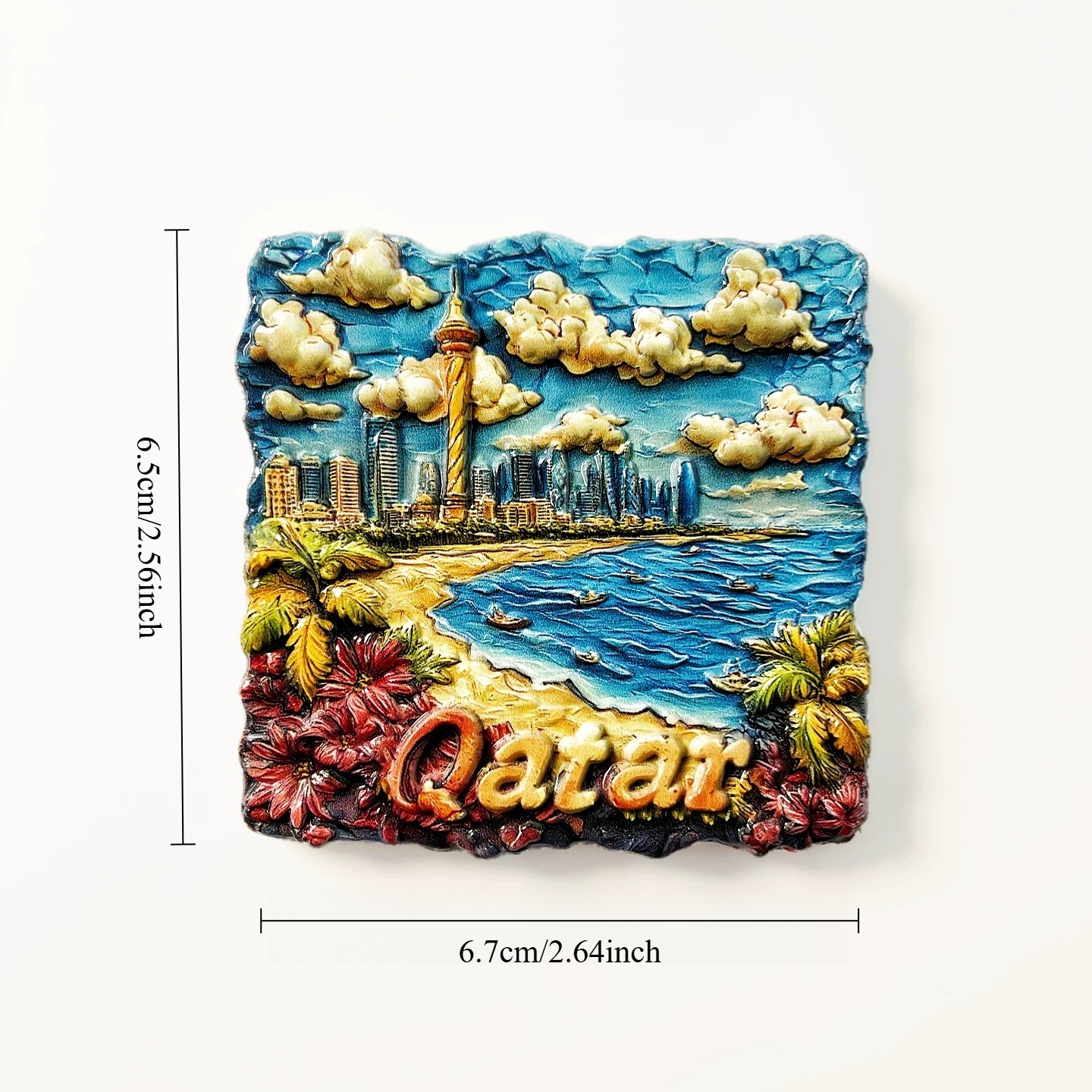 Qatar 3D Fridge Magnets Orname - Home Decor Qatar review and price