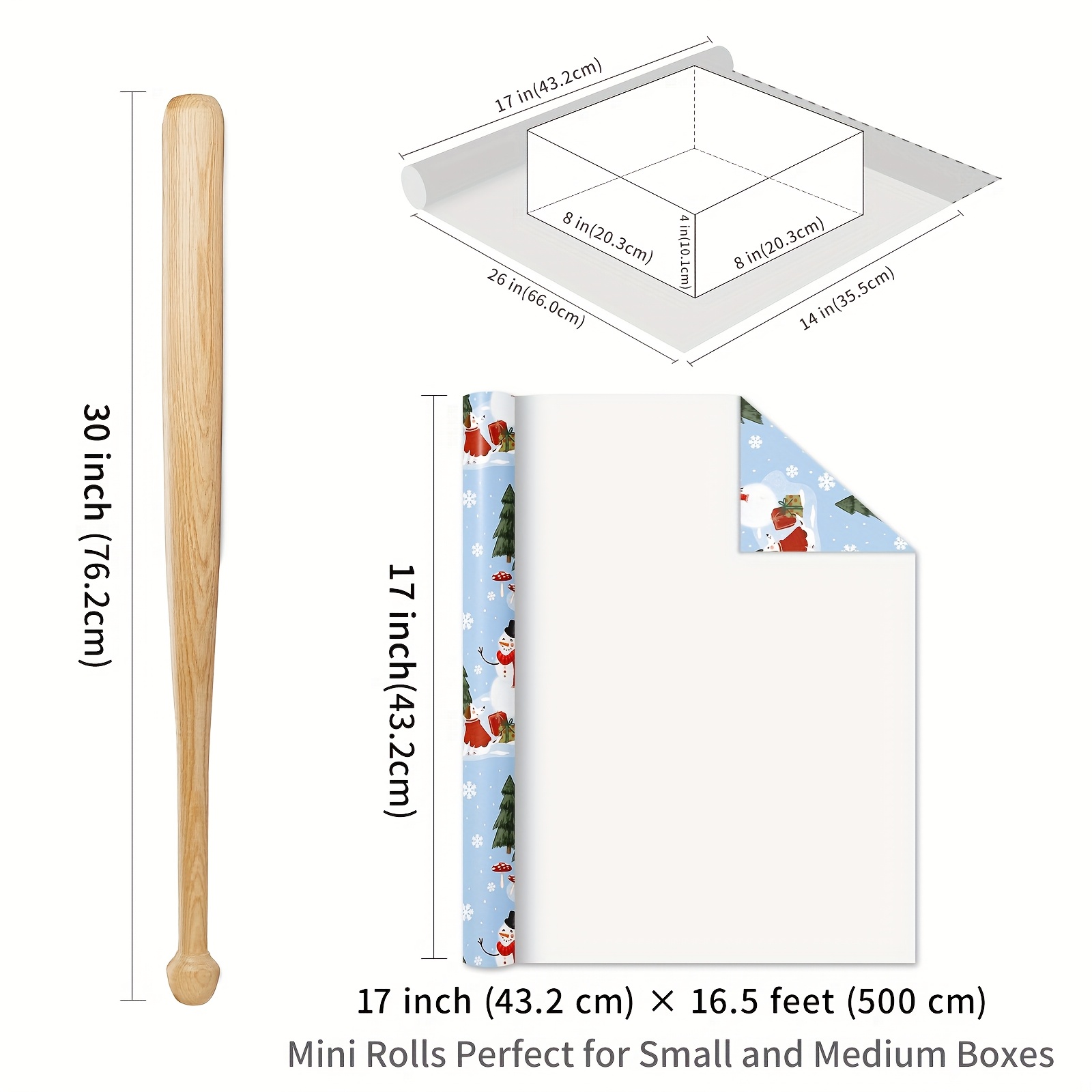 1 Roll of Christmas Wrapping P - Home Decor Exchange review and price