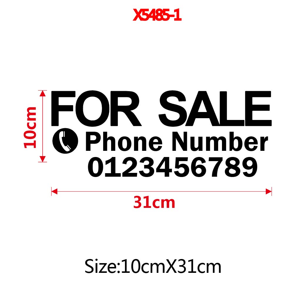 1pc Funny Custom Text with num - Home Decor Wall Stickers review and price