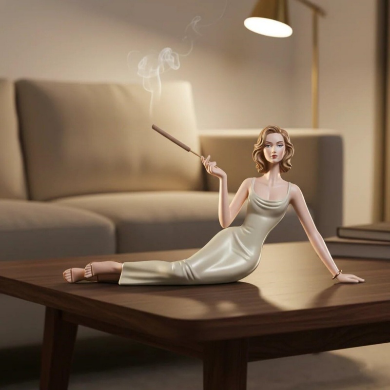 Elegant Lady Figurine Incense  - Incense Stick Holder review and price
