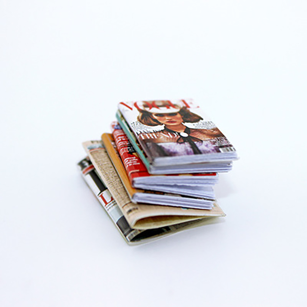 6Pcs 1/12 Dollhouse Miniature  - Home Decor Magazine review and price