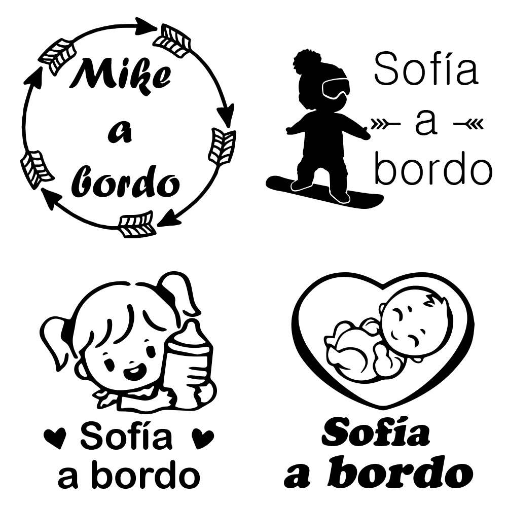 1pc Vinyl baby a bordo colorfu - Home Decor Wall Stickers review and price