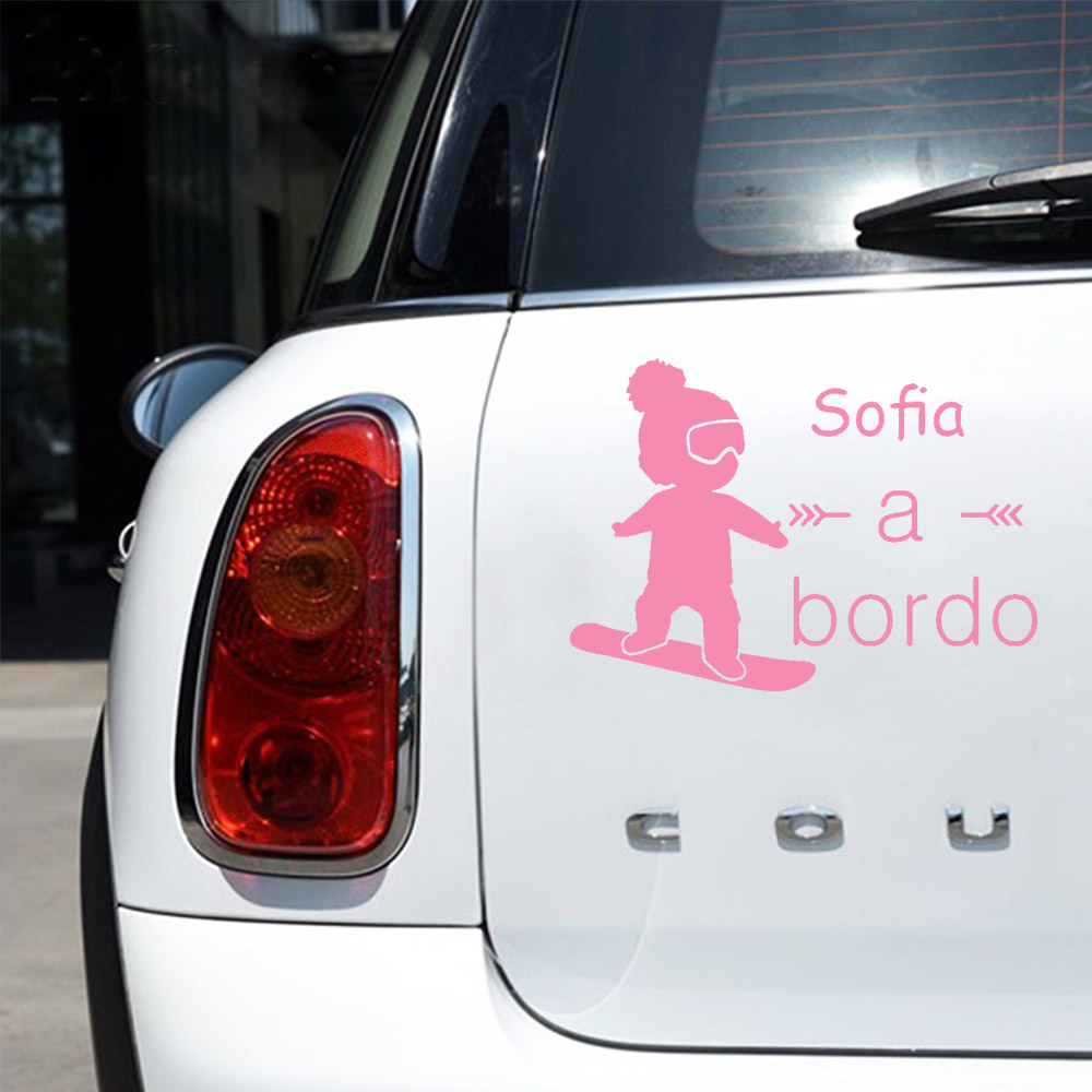1pc Vinyl baby a bordo colorfu - Home Decor Wall Stickers review and price