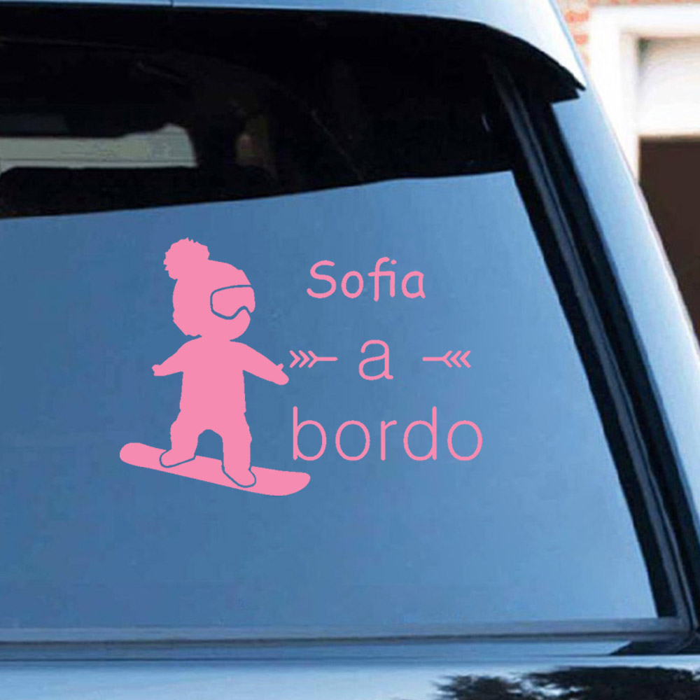 1pc Vinyl baby a bordo colorfu - Home Decor Wall Stickers review and price