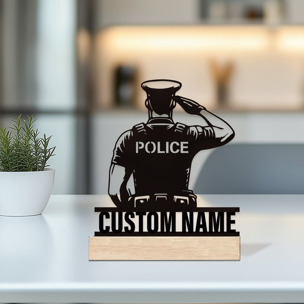 Personalized Metal Police Badg - Home Decor Nz review and price