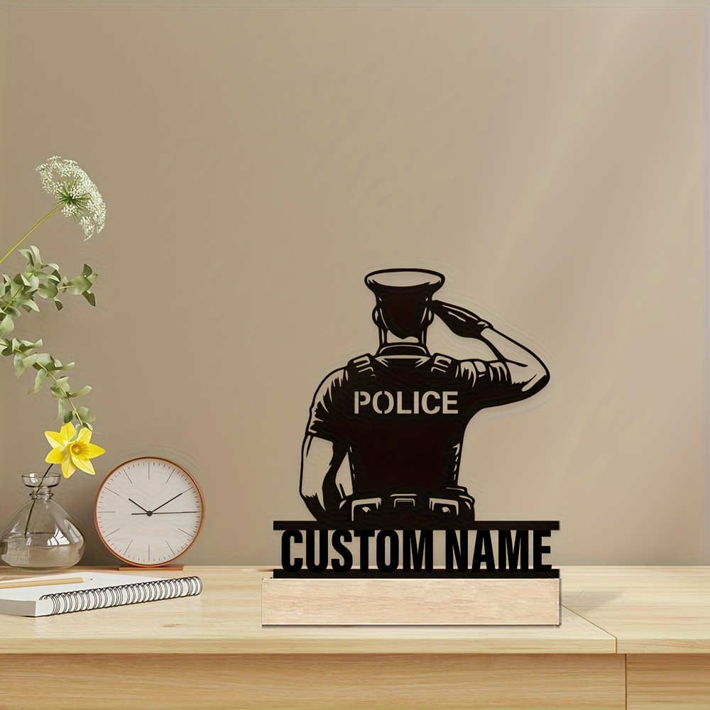 Personalized Metal Police Badg - Home Decor Nz review and price
