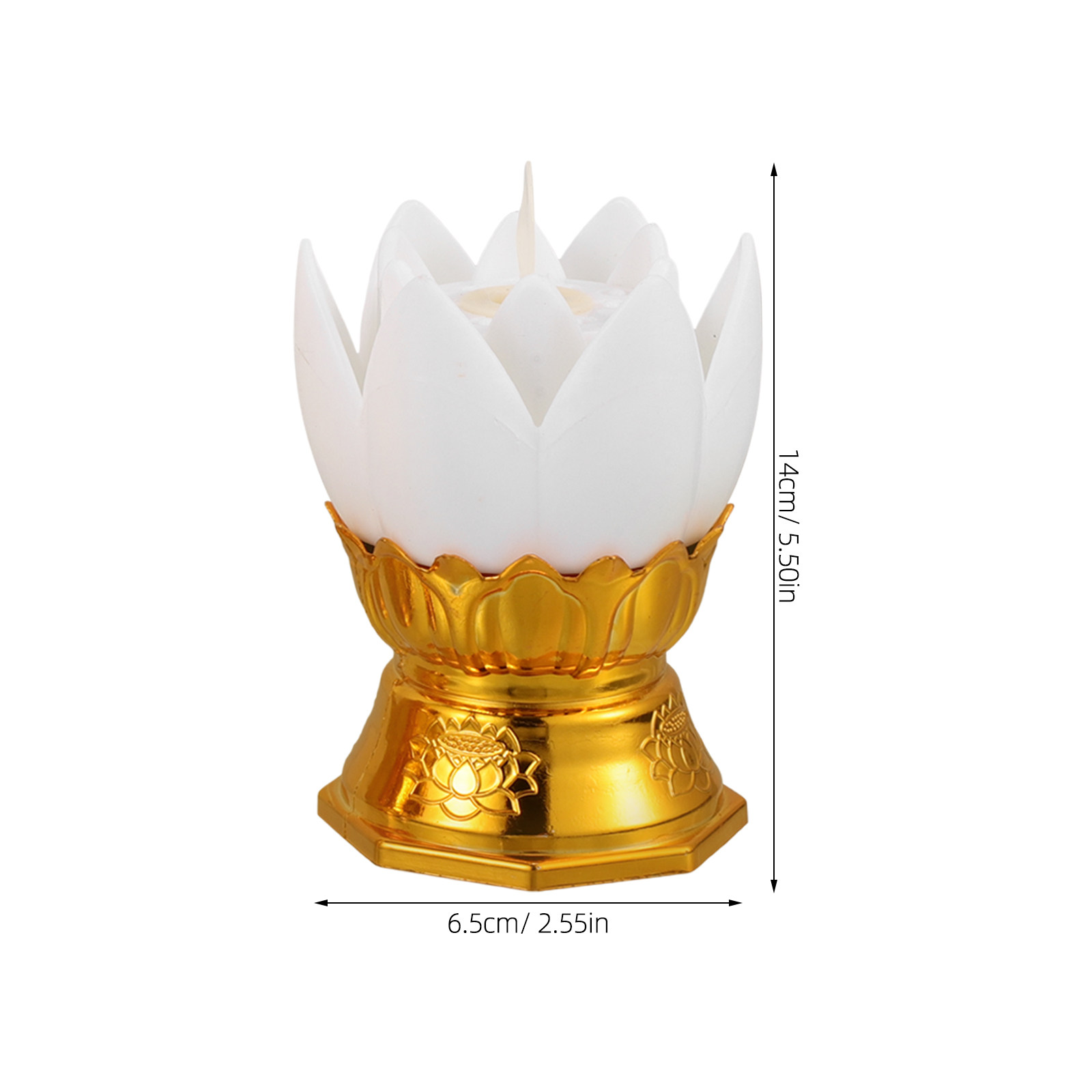 1Set Simulation Lotus Lamp LED - Incense Stick Holder review and price