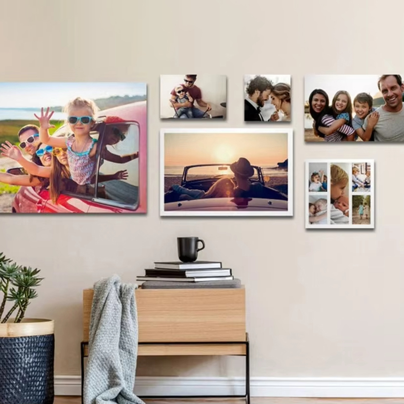 Custom Frameless Photo Canvas  - Home Decor On Wall review and price
