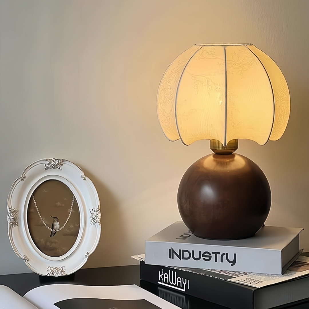 Vintage floral table lamp, med - Home Decor Lamp review and price