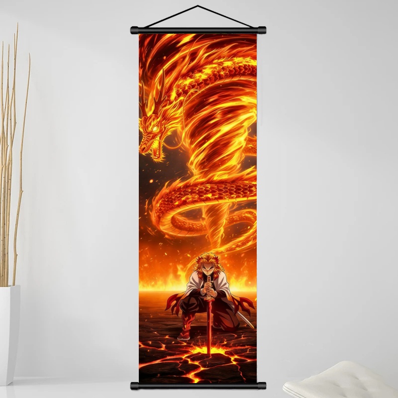 Demon Slayer Kyojuro Rengoku H - Home Decor On Wall review and price