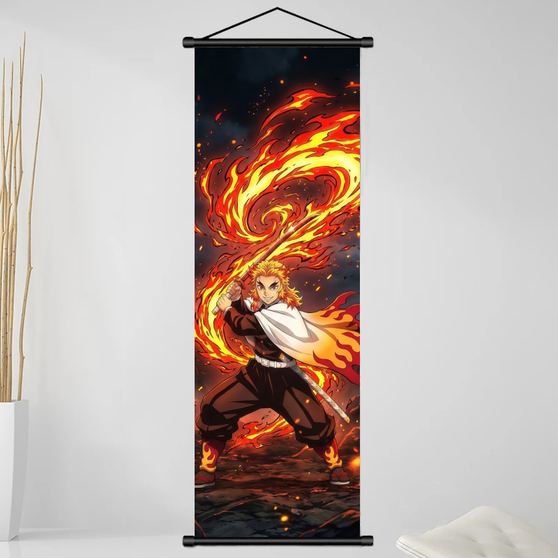 Demon Slayer Kyojuro Rengoku H - Home Decor On Wall review and price