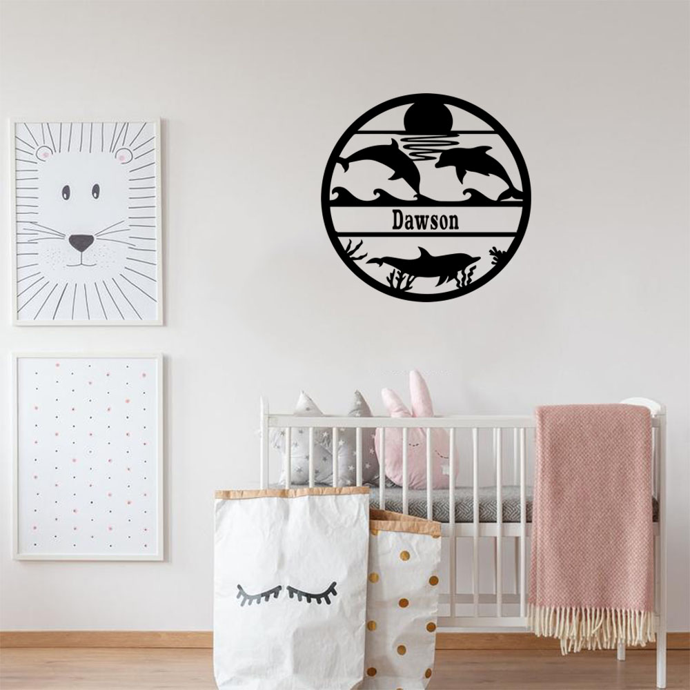 1PC NEW Dolphin Customizable N - Home Decor Wall Stickers review and price