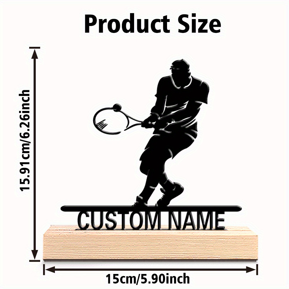 Personalized Tennis Player Met - Home Decor Nz review and price