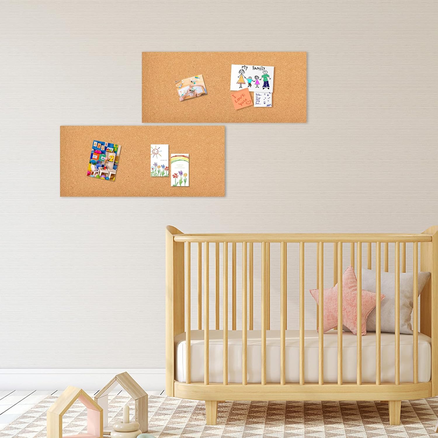 2/4/6 Pieces of Cork Bulletin  - Home Decor Vision Board review and price
