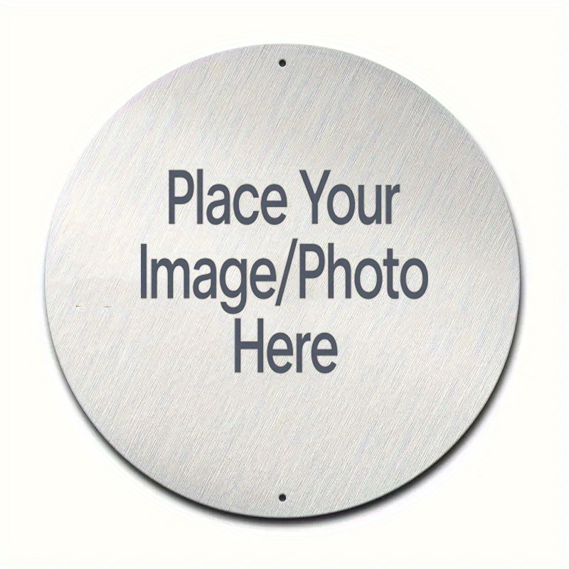 Custom Round Metal Sign with Y - Home Decor Nz review and price