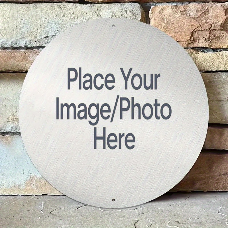 Custom Round Metal Sign with Y - Home Decor Nz review and price
