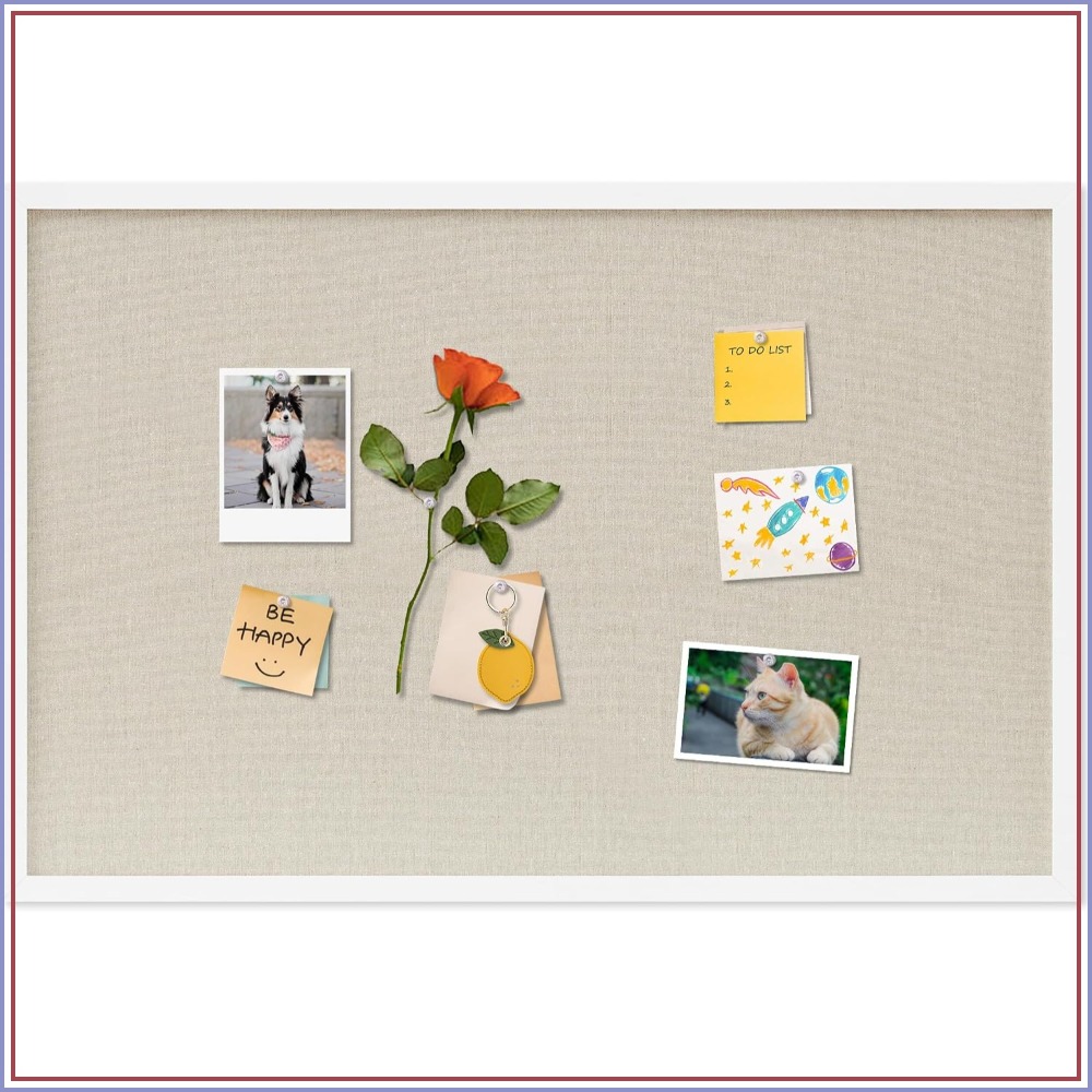 Cork Board 30x20 Inches Linen  - Home Decor Vision Board review and price