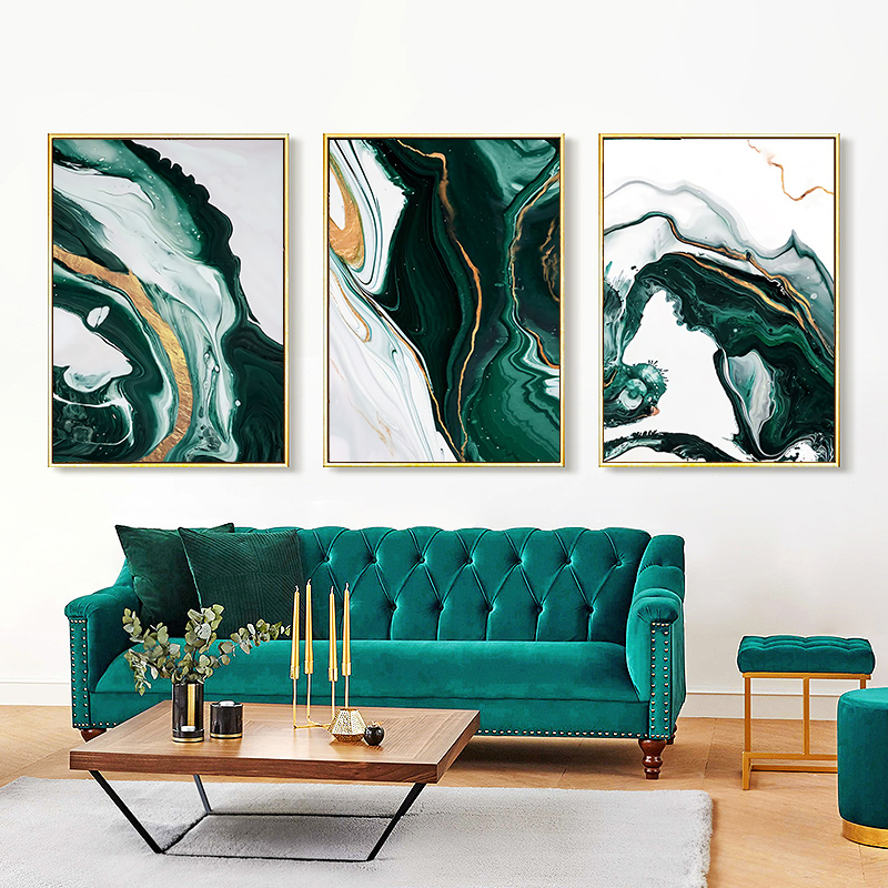1pc frameless,Modern Marble Ab - Home Decor Luxury review and price