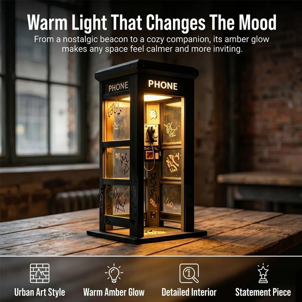 Vintage London Telephone Booth - Home Decor Lamp review and price