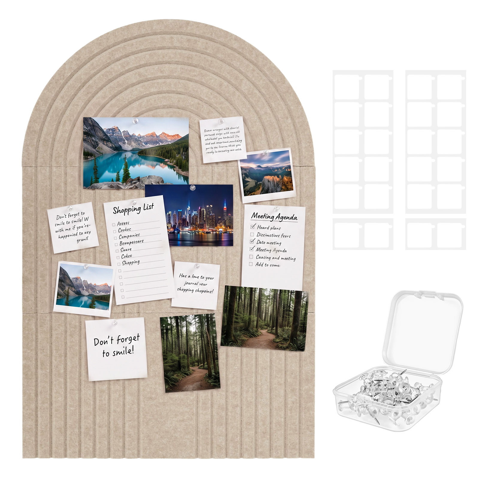 Large Arched Felt Bulletin Boa - Home Decor Vision Board review and price
