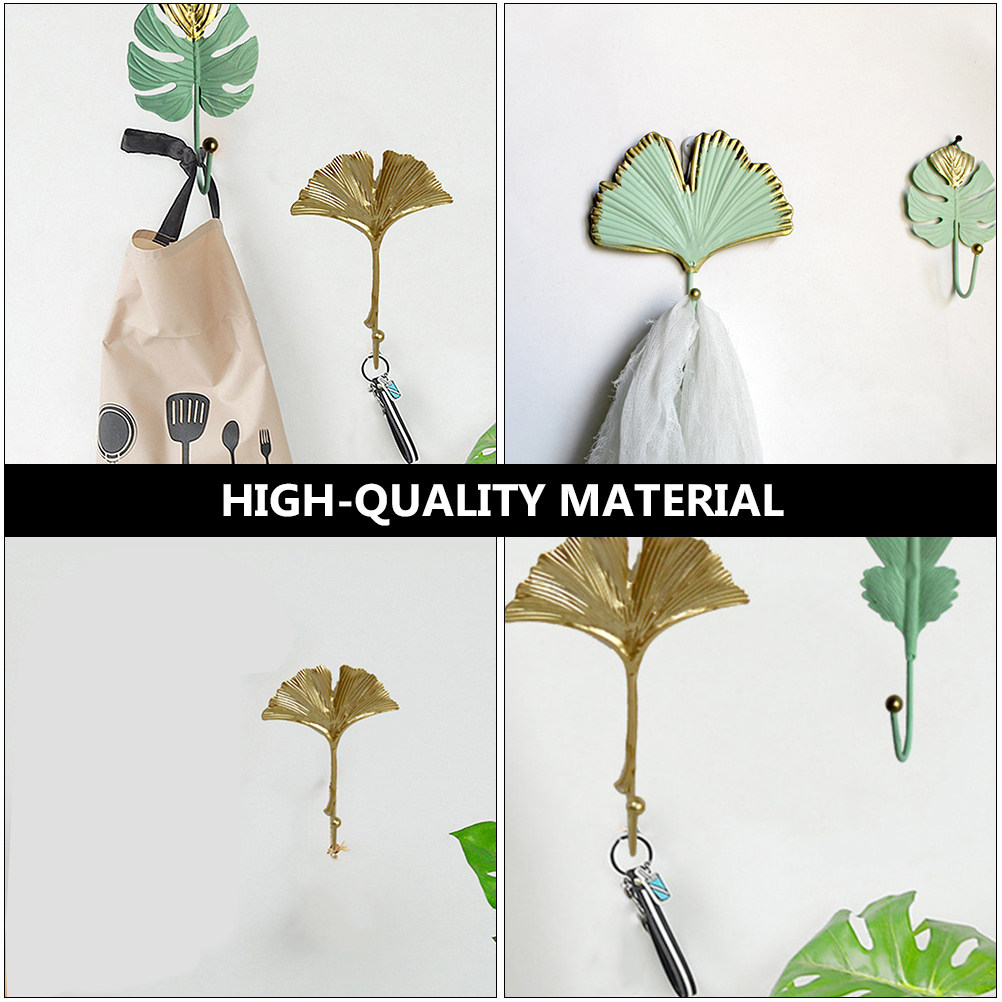 3Pcs Mini Leaf Shape Wall Hook - Home Decor Luxury review and price