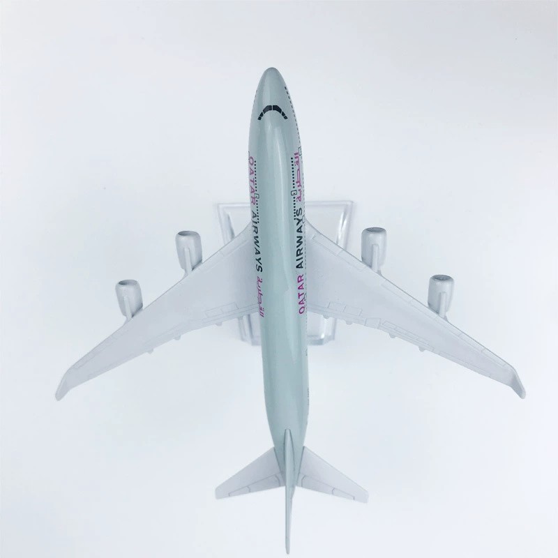 16cm Alloy Metal B747 Qatar Ai - Home Decor Qatar review and price