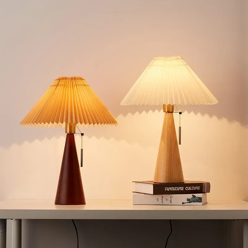 Retro Pleated Table Lamp Nordi - Home Decor Lamp review and price