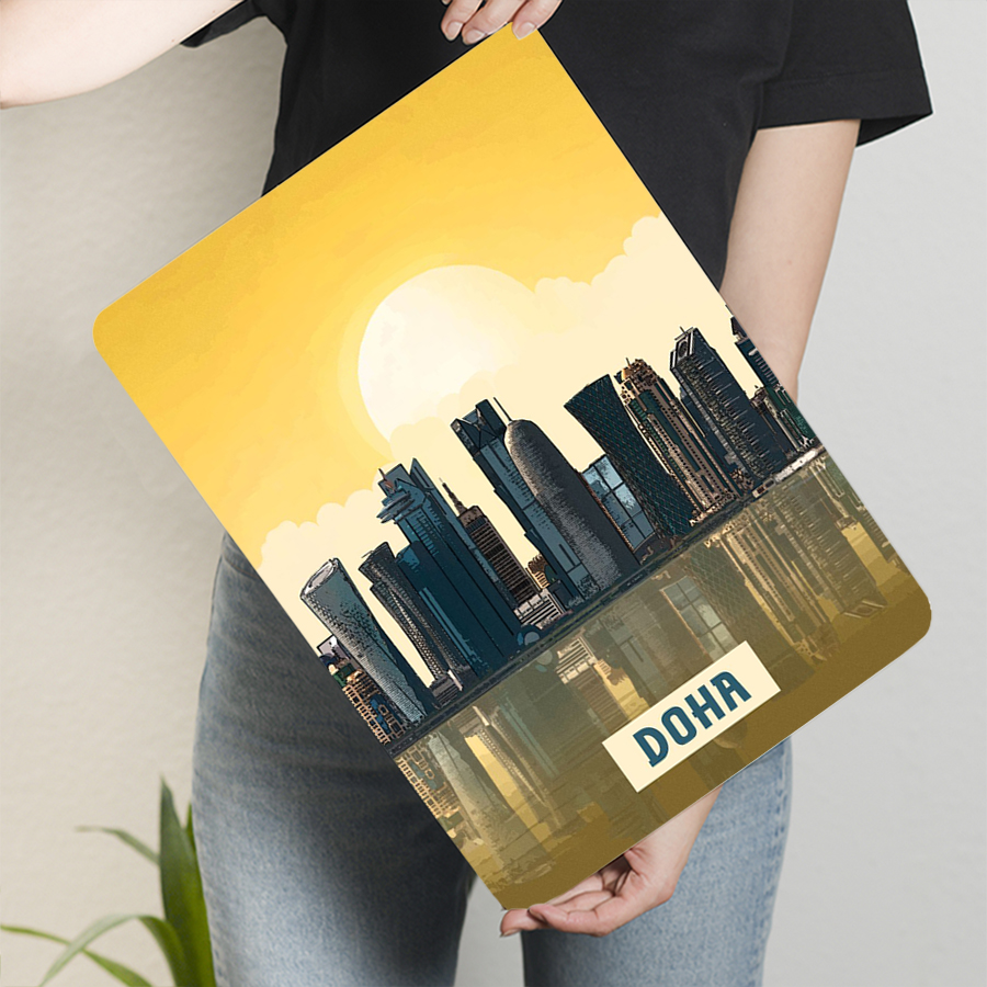 Doha Skyline Metal Wall Art Qa - Home Decor Qatar review and price