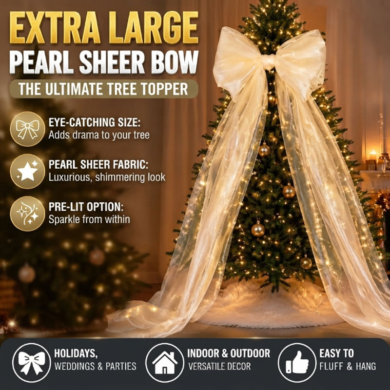 Stunning Pearlized Gauze Bow C - Home Decor Exchange review and price