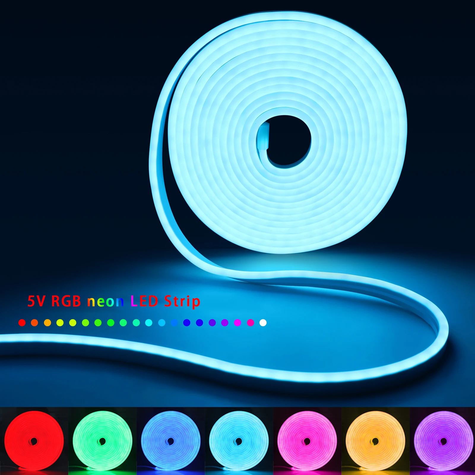 1-5m RGB LED Neon Strip Light  - Home Decor Lamp review and price