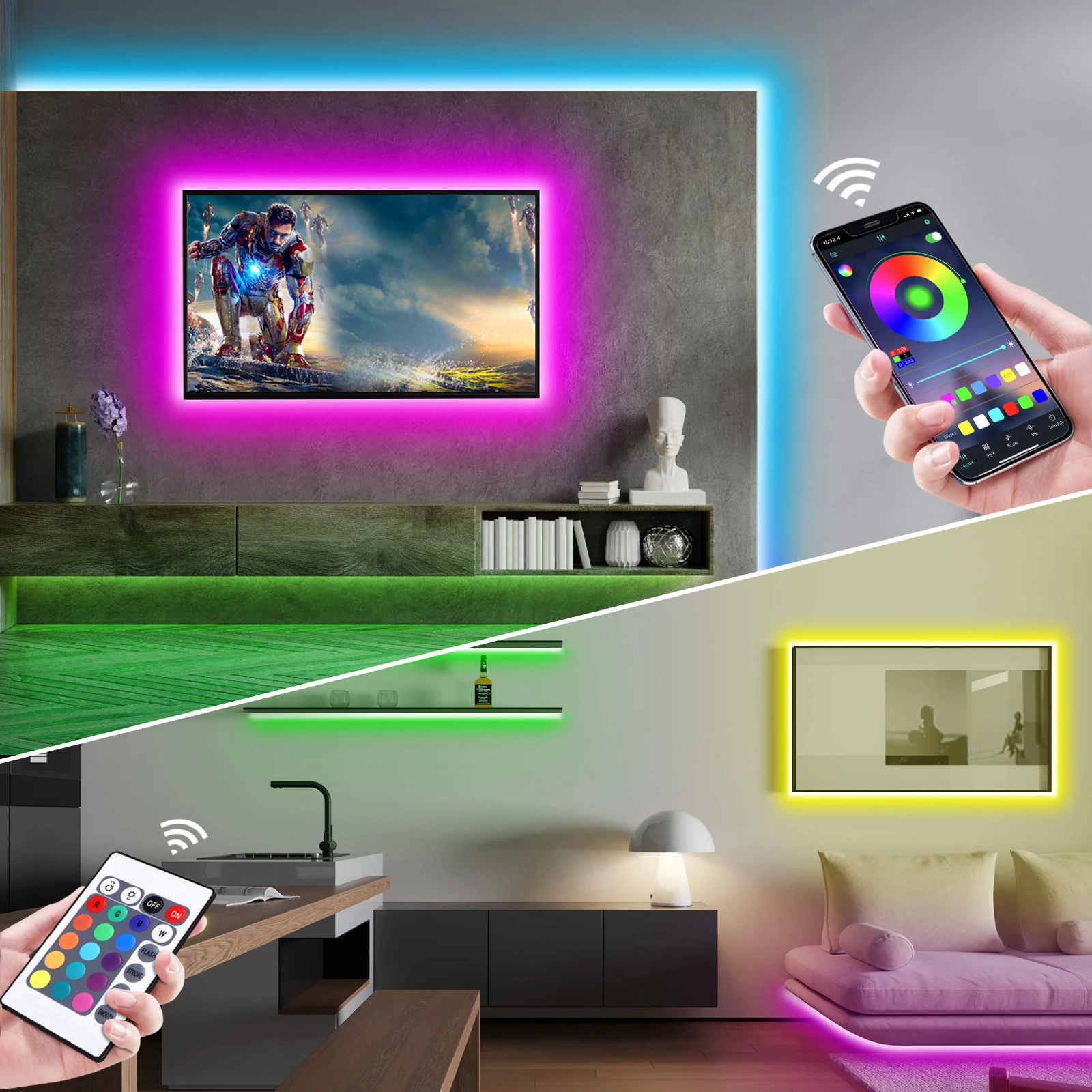 1-5m RGB LED Neon Strip Light  - Home Decor Lamp review and price